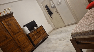 The freed up space in my room